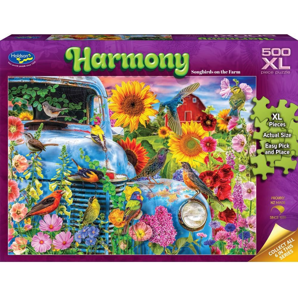 Holdson Harmony Songbirds on the Farm 500XL Piece Jigsaw Puzzle (2)