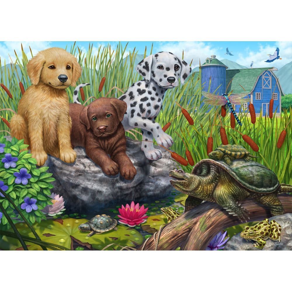 Holdson Harmony Turtles & Puppies 500XL Piece Jigsaw Puzzle (3)