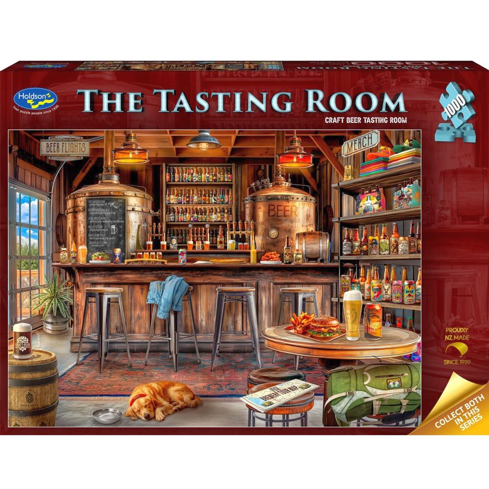 Holdson The Tasting Room Craft Beer Tasting Room 1000pc Jigsaw Puzzle