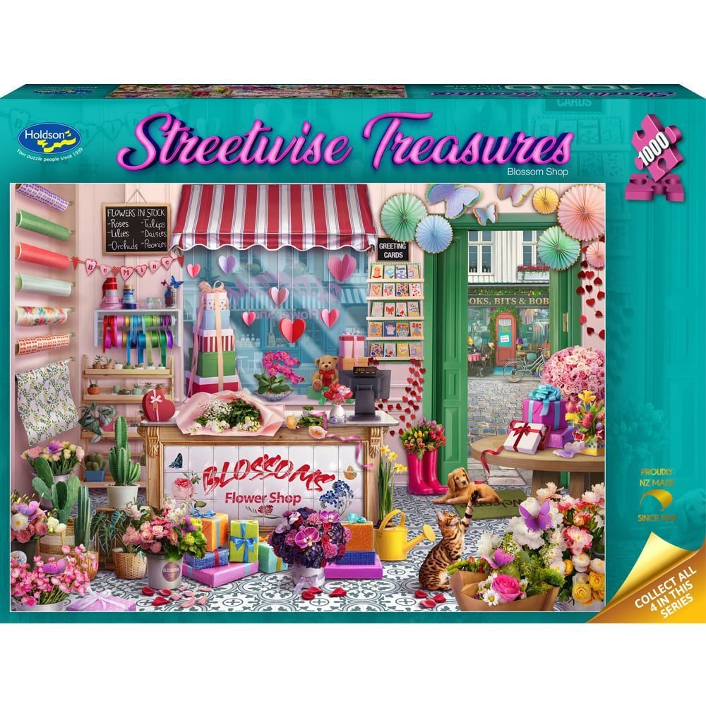 Holdson Streetwise Treasures Blossom Shop 1000pc Jigsaw Puzzle (2)