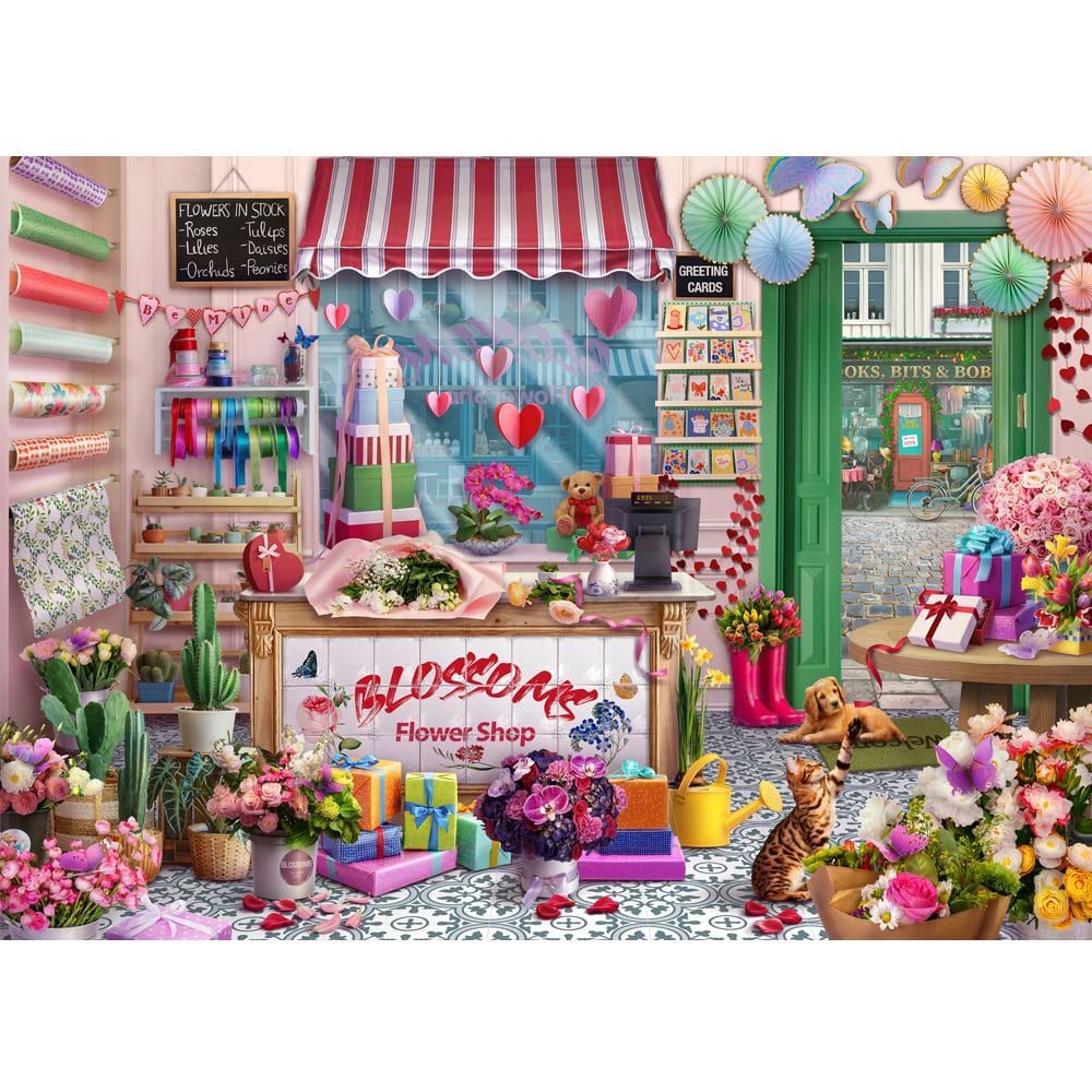 Holdson Streetwise Treasures Blossom Shop 1000pc Jigsaw Puzzle (3)
