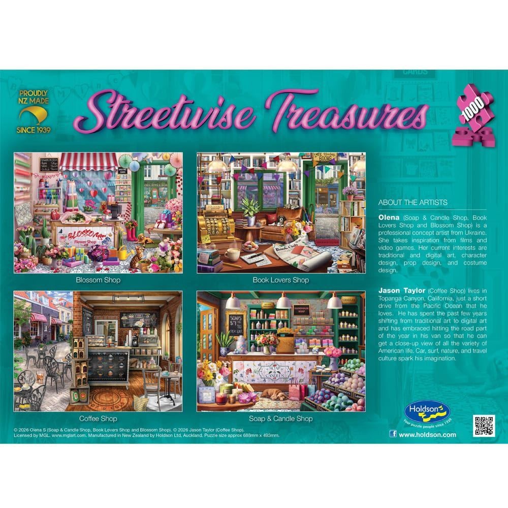 Holdson Streetwise Treasures Blossom Shop 1000pc Jigsaw Puzzle (4)