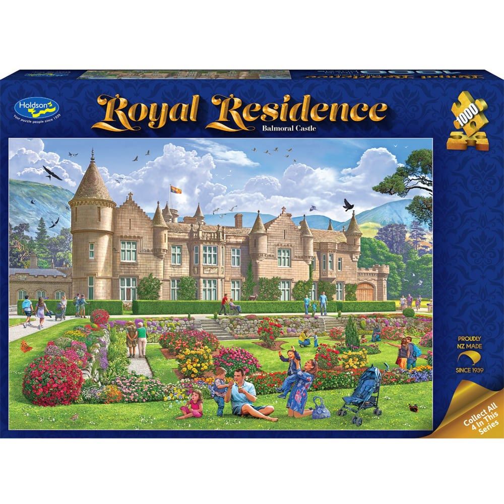 Holdson Royal Residence Balmoral Castle 1000pc Jigsaw Puzzle