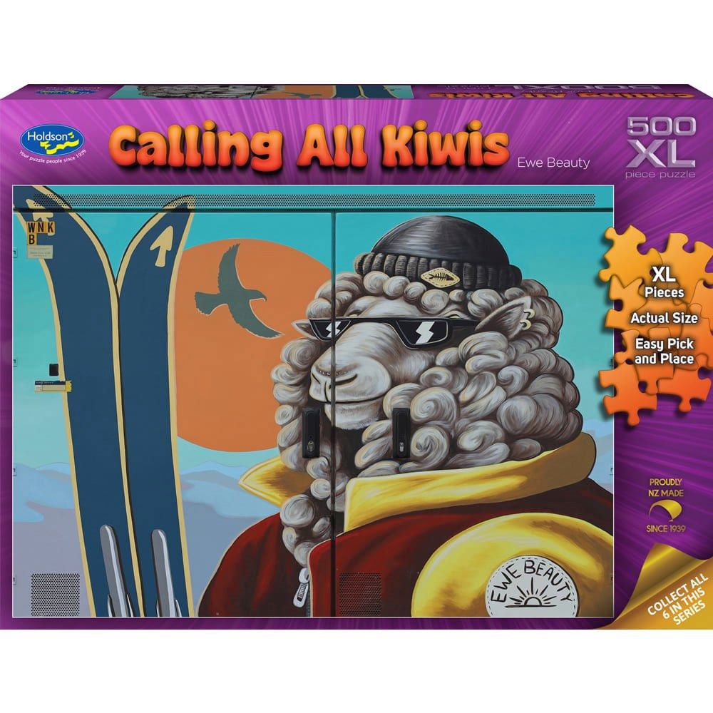 Holdson Calling All Kiwis Ewe Beauty 500XL Piece Jigsaw Puzzle