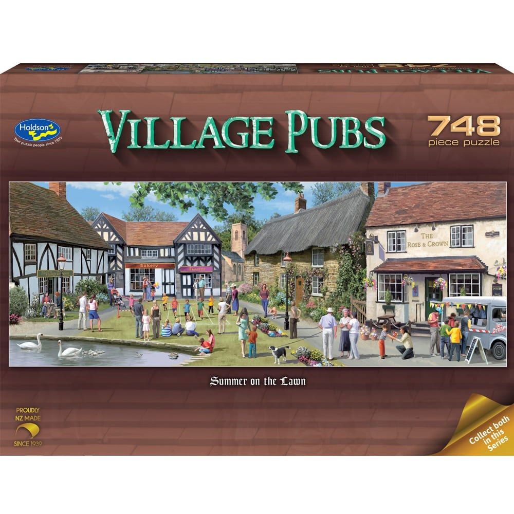 Puzzle - Holdson - Village Pubs - 748pc Puzzle - Summer On The Lawn - HOL77619