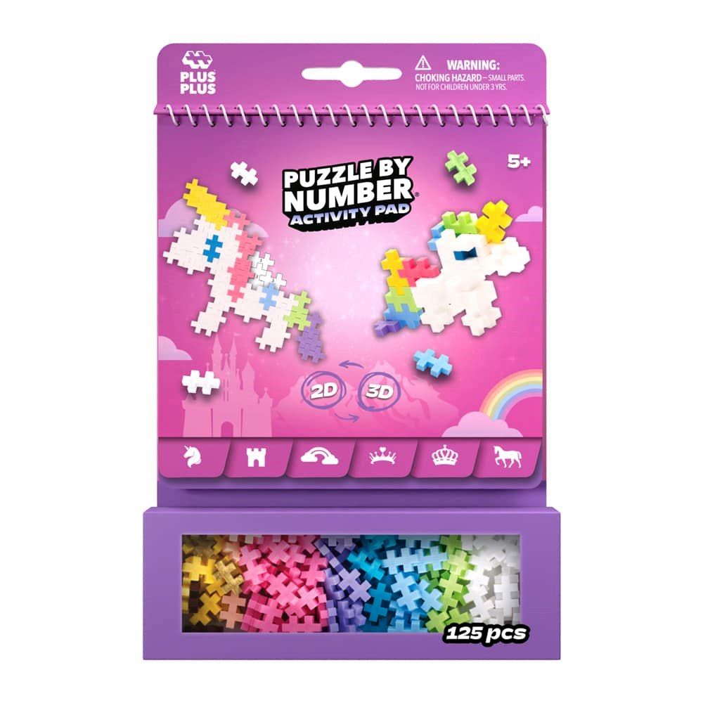 Activity Pad Puzzle by Number - Fairy Tale - HOL3988