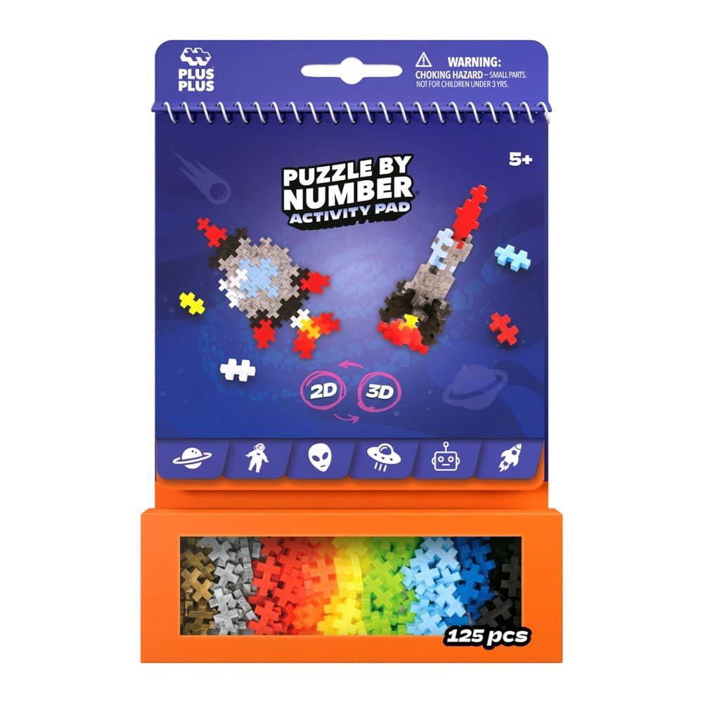 Activity Pad Puzzle by Number - Space - HOL3989