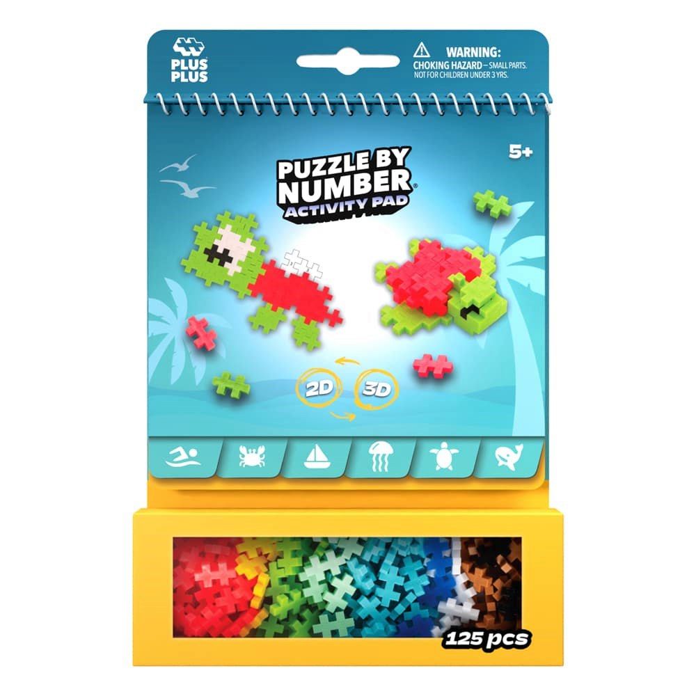 Activity Pad Puzzle by Number - Ocean - HOL3991