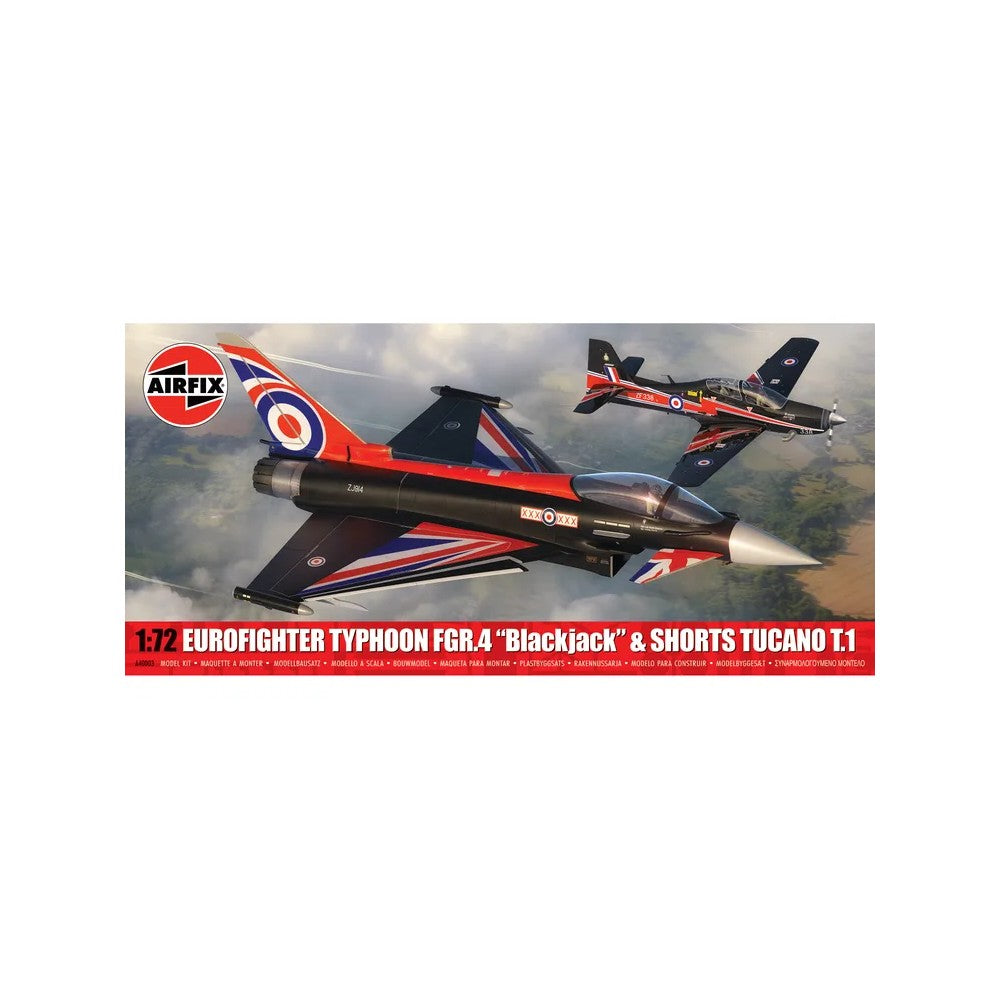 Airfix Twin Pack - Eurofighter Typhoon FGR.4 (Blackjack) + Shorts Tucano T.1 40003