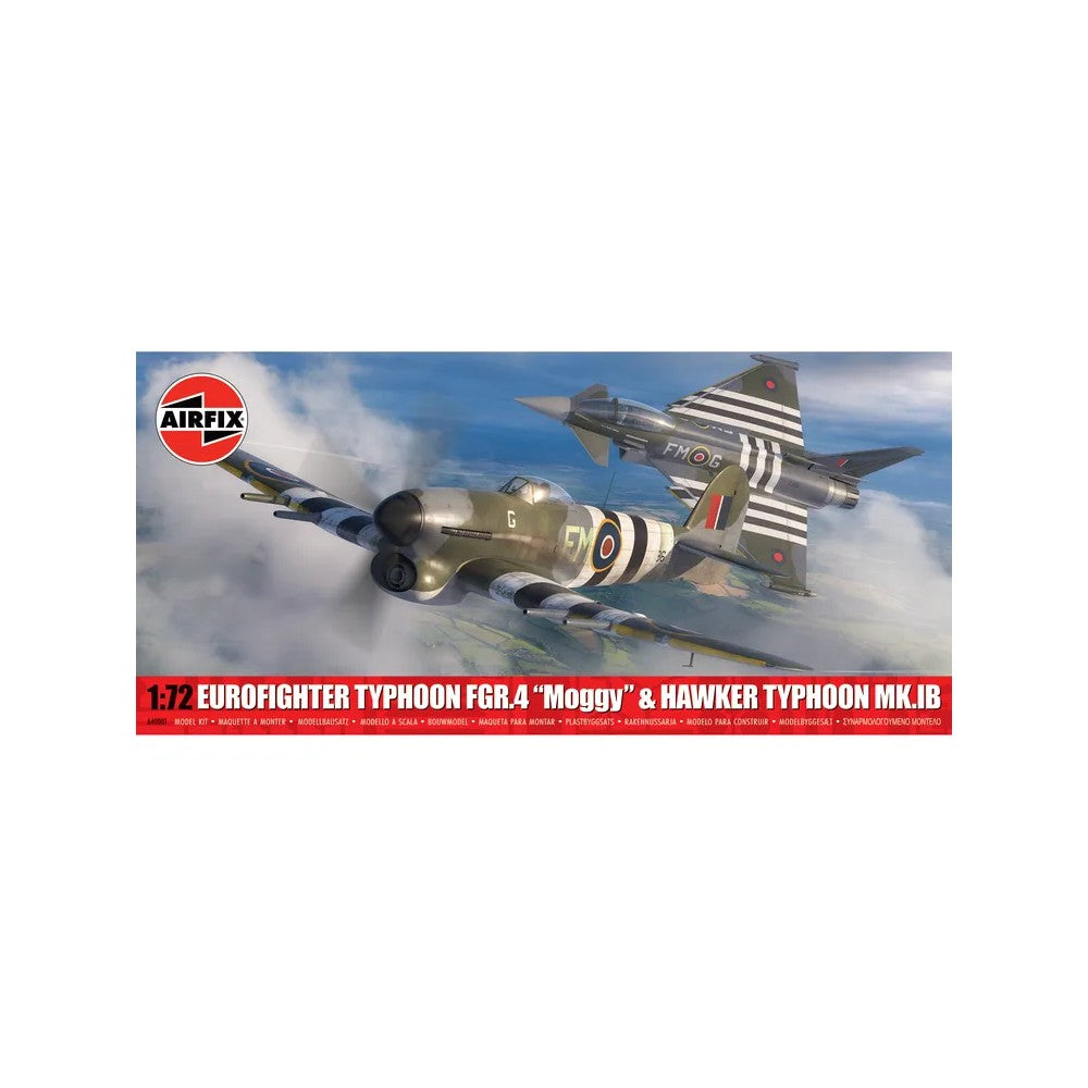 Airfix Twin Pack - Eurofighter Typhoon FGR.4 (FMOG) + Hawker Typhoon Mk.Ib 40001