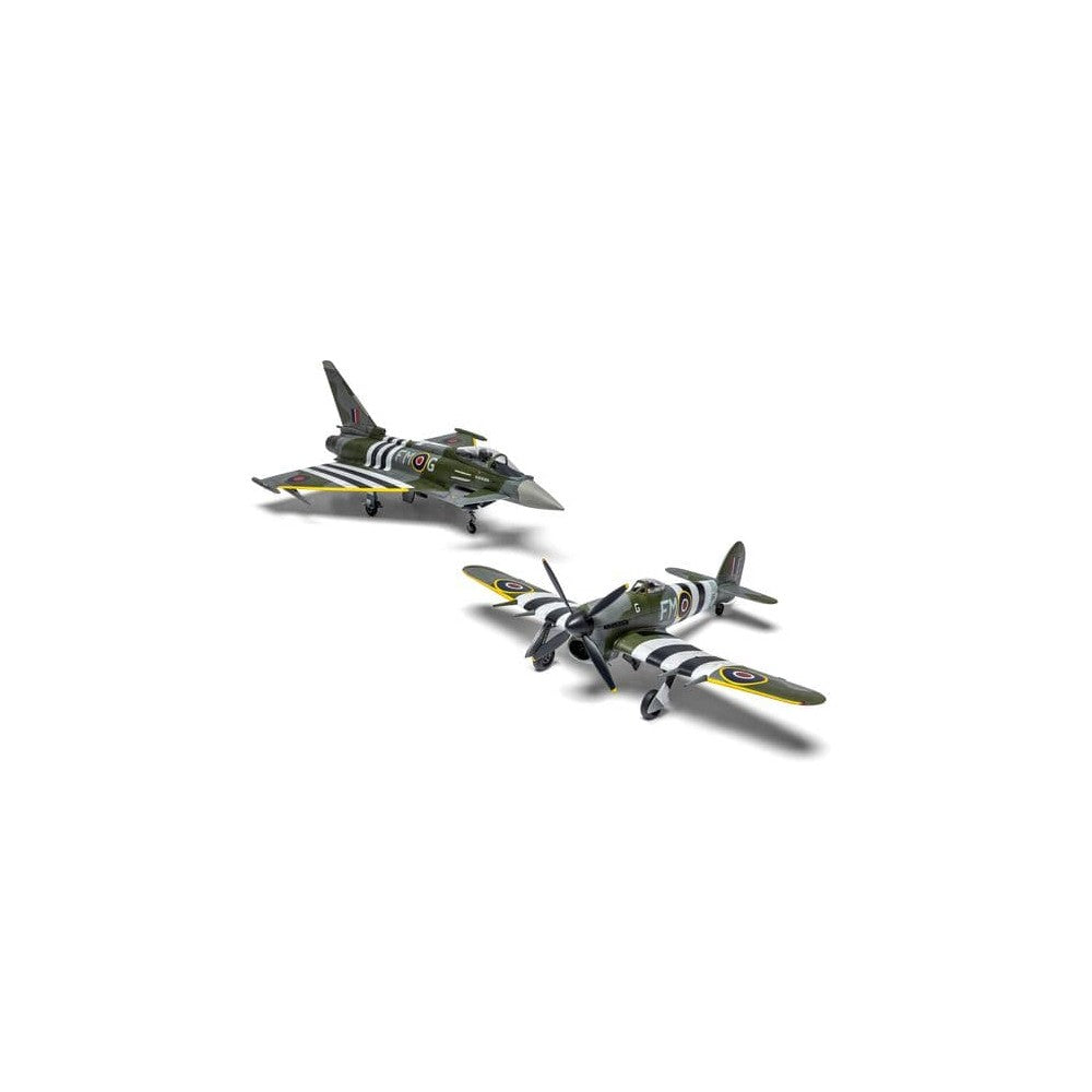 Airfix Twin Pack - Eurofighter Typhoon FGR.4 (FMOG) + Hawker Typhoon Mk.Ib 40001