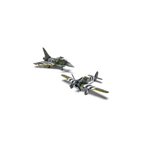 Airfix Twin Pack - Eurofighter Typhoon FGR.4 (FMOG) + Hawker Typhoon Mk.Ib 40001