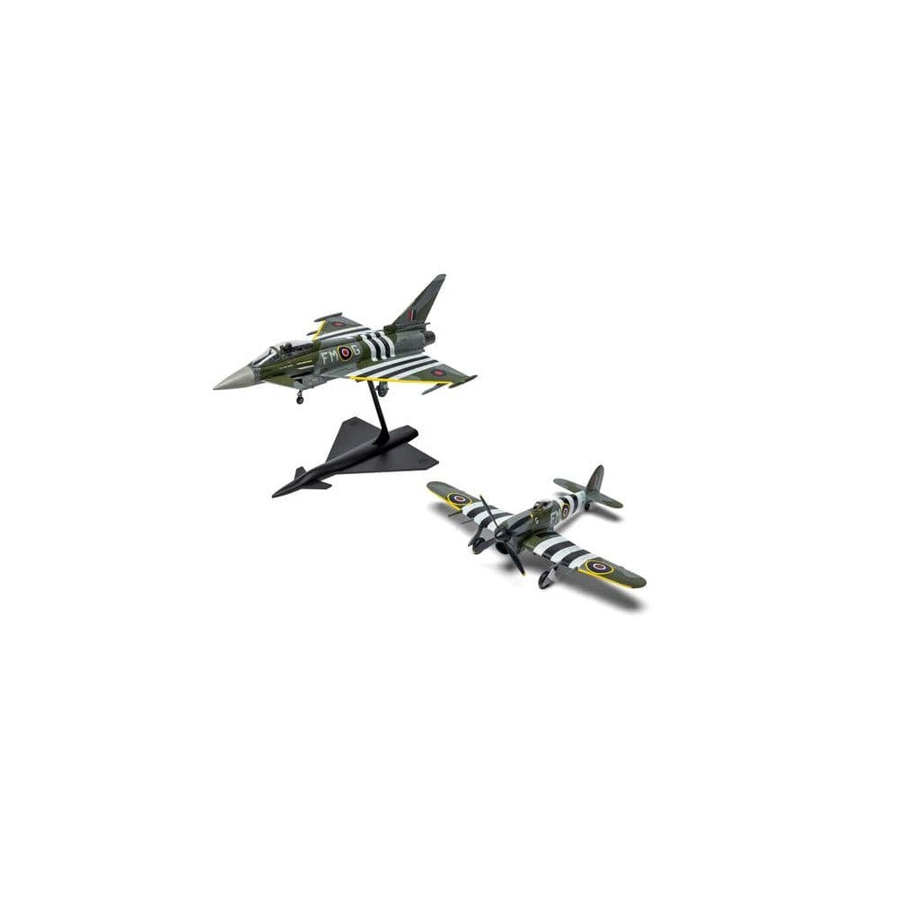 Airfix Twin Pack - Eurofighter Typhoon FGR.4 (FMOG) + Hawker Typhoon Mk.Ib 40001