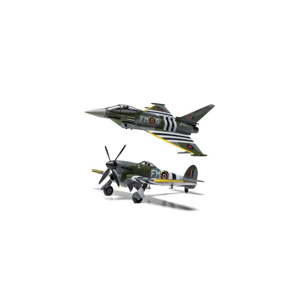 Airfix Twin Pack - Eurofighter Typhoon FGR.4 (FMOG) + Hawker Typhoon Mk.Ib 40001