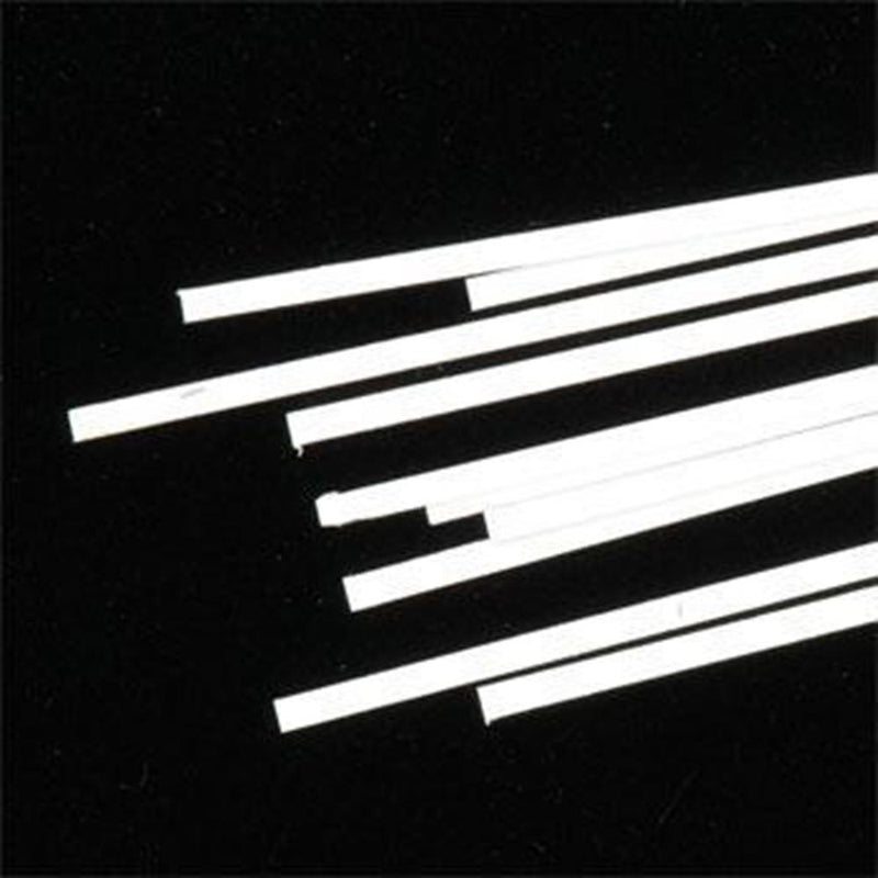 Evergreen 8110 Styrene HO Scale Strip 1 x 10 (0.011 X 0.112 X 14") - 10 pieces