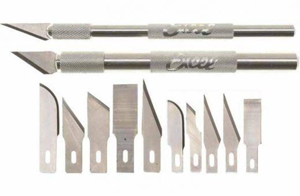 Excel Tools 19062 2 Knives with 10 assorted Blad (10908986183)
