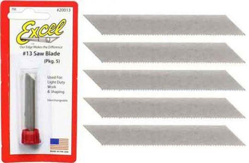 Excel Tools 20013 #13 Fine Saw Replacement Blades (5pk) (10908989639)