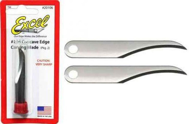 Excel Tools 20106 Small Concave Blade (2) - Hobby City NZ