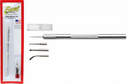 Excel Tools 30605 Burnisher with 4 Assorted Tips - Hobby City NZ
