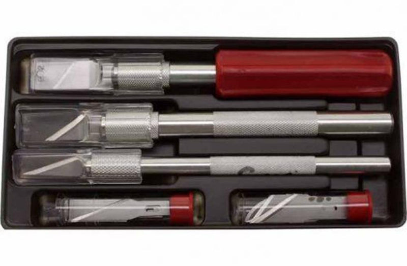 Excel Tools 44082 Hobby Knife set (3xkn 13xbl) - Hobby City NZ