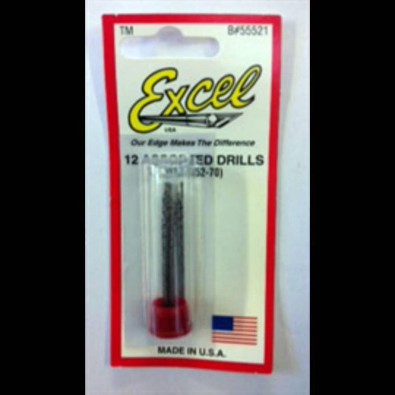 Excel Tools 50054 Drill Bits 1.397mm PK12