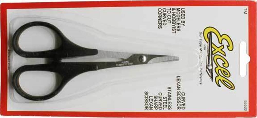Excel Tools 55533 Curved Scissors for Polycarb (10909015367)
