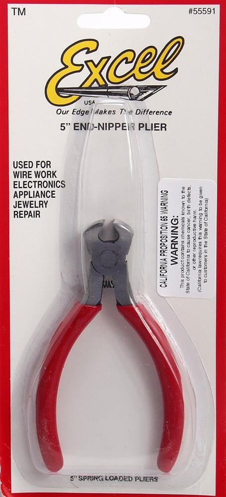 Excel Tools 55591 Pliers End Nippers 5 - Hobby City NZ