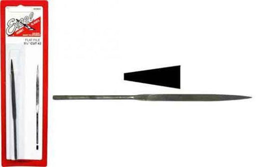 Excel Tools 55603 Needle File Flat Tapered - Hobby City NZ
