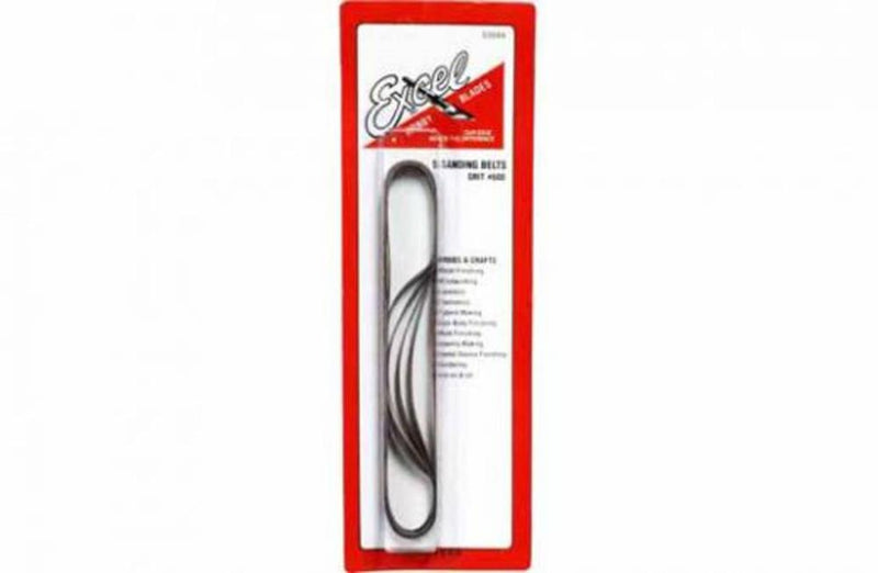 Excel Tools 55684 Spare Belts #600 Grit pack 5