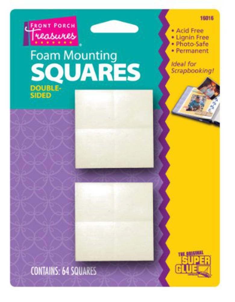 Super Glue 16016 Foam Mounting Squares (64 D/S)