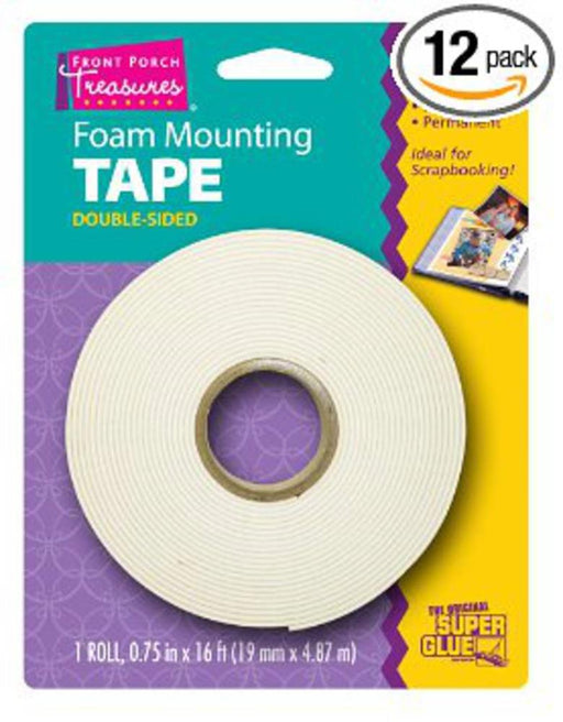 Super Glue 16015 Foam Mounting Tape .75 x 16' (7540448854253)