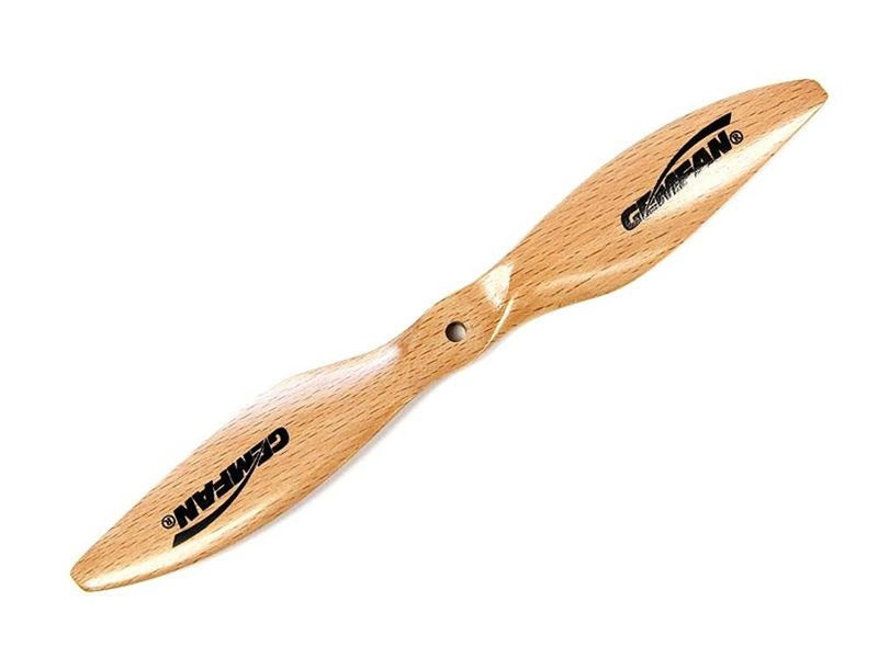 Gemfan GF-P130100GLW NITRO/GAS/EP 13X10 SCIMITAR STYLE WOOD PROPELLER