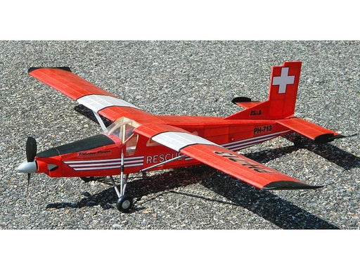 Guillows #304LC 1/24 PC-6 Porter - Balsa Flying Kit (8324596072685)