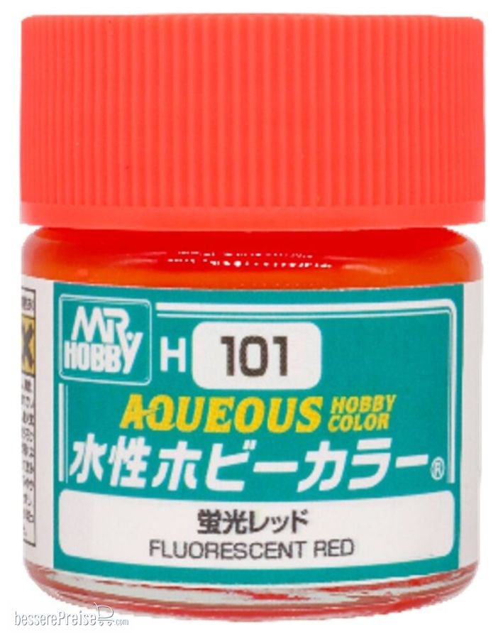 Gunze H101 Mr Hobby Aqueous Fluorescent Red