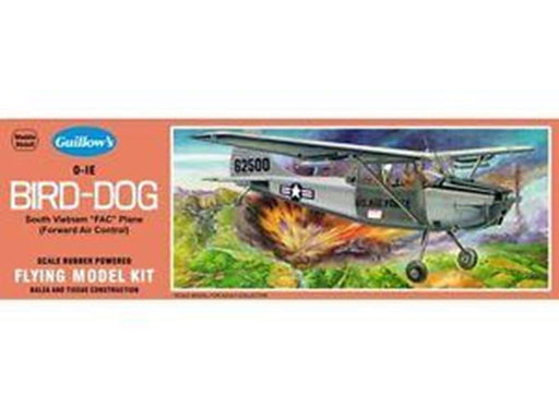 Guillows #902 1/24 Cessna O-1E Bird Dog - Balsa Flying Kit (8324597252333)