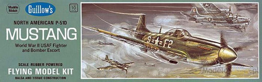 Guillows #905 1/25 North American P-51D Mustang - Balsa Flying Kit (8324597285101)