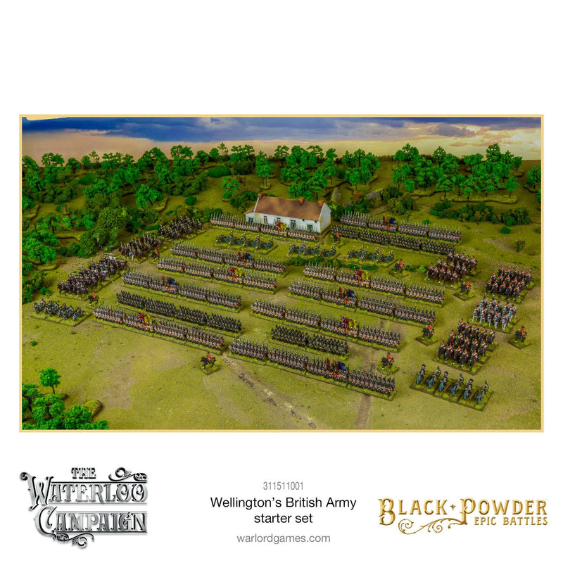 Black Powder Epic Battles 311511001 1/56 Napoleonic Wars Waterloo British Starter Set - Hobby City NZ (8949335032045)