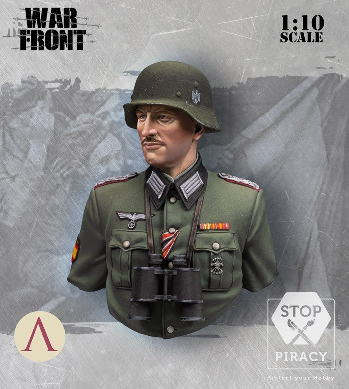 Scale 75 SW10-001 Busts Warfront Blaue Division Officer 1:10