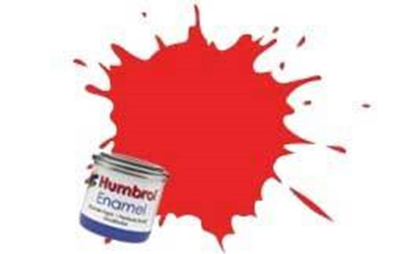 Humbrol 174 ENAMEL SGNL RED SATIN