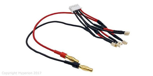 Hyperion HP-CHGBLCL-UM4PS Series Charge & Balancing Cable for 4pcs UM 1S LiPo (4 - Hobby City NZ