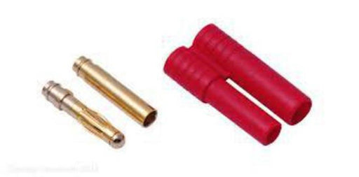 Hyperion HP-FG-CON40-S 4.0MM GOLD CONNECTORS (1 M/F +1 SHORT INSULATOR) - Hobby City NZ