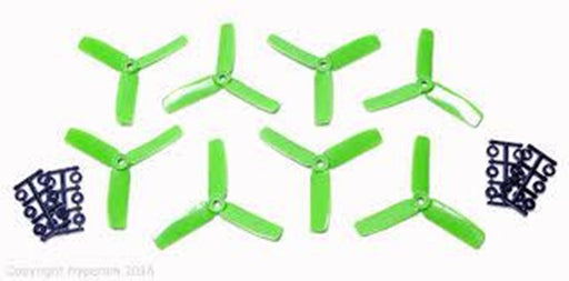xHyperion HP-P04040GTRISET4 4X4 BULLNOSE STYLE THREE BLADE PROP GREEN (CW & CCW 4 (7537630806253)