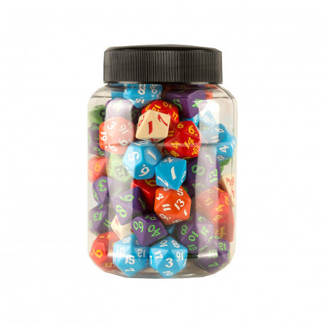 Q Workshop JMIX04 Round Jar of Classic RPG Dice (80) (9003913806061)