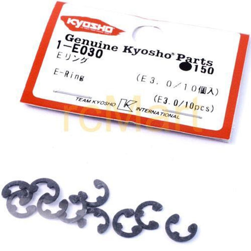 Kyosho 1-E030 E-Ring (E3.0)(10)Repl 1383 (8324608753901)