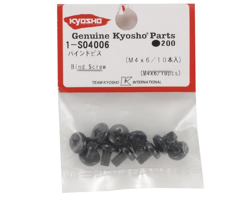Kyosho 1-S04006 BH Screw (M4x6)(10) - Hobby City NZ