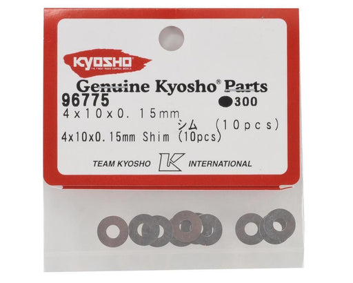 Kyosho 96775 4x10x0.15 Shims Repl.BS053 - Hobby City NZ