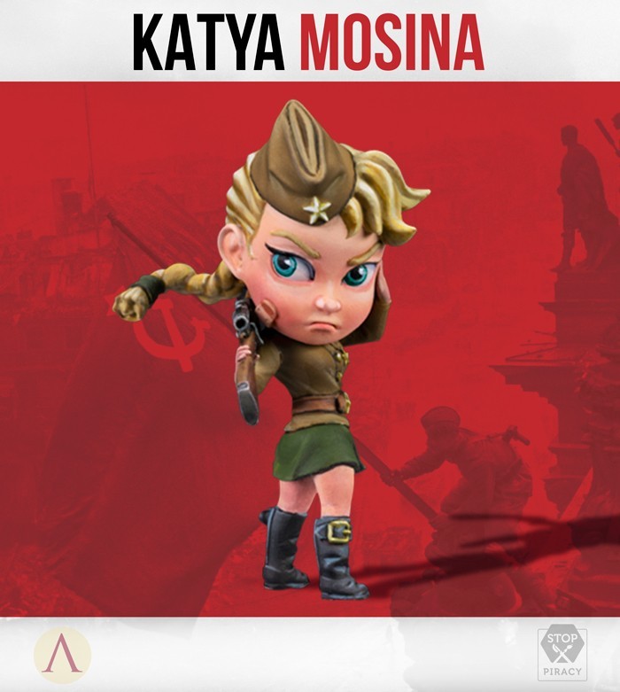 Scale 75 SRW-004 Figures The Smog Riders Katya Mosina 35mm