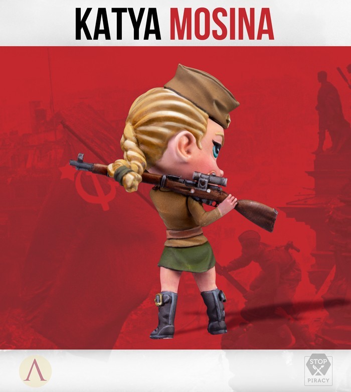 Scale 75 SRW-004 Figures The Smog Riders Katya Mosina 35mm