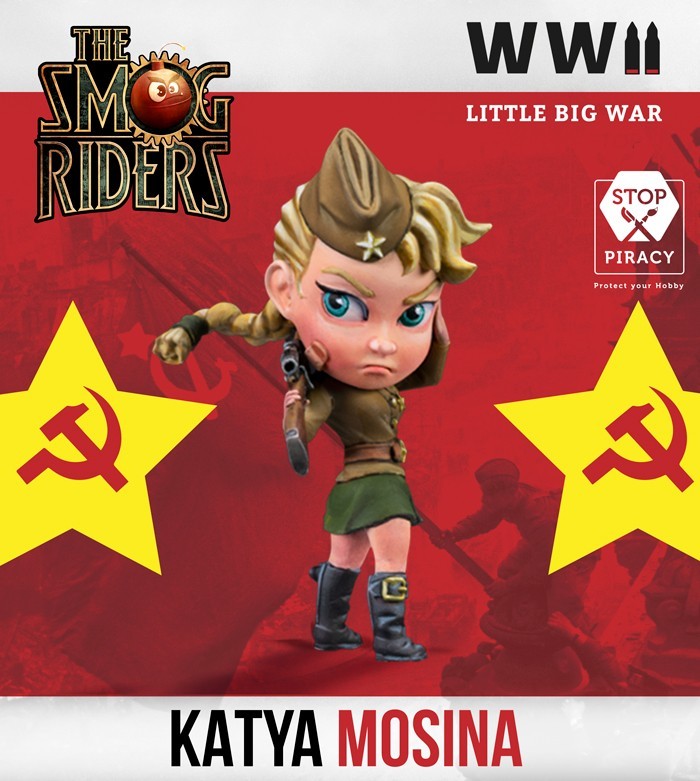 Scale 75 SRW-004 Figures The Smog Riders Katya Mosina 35mm