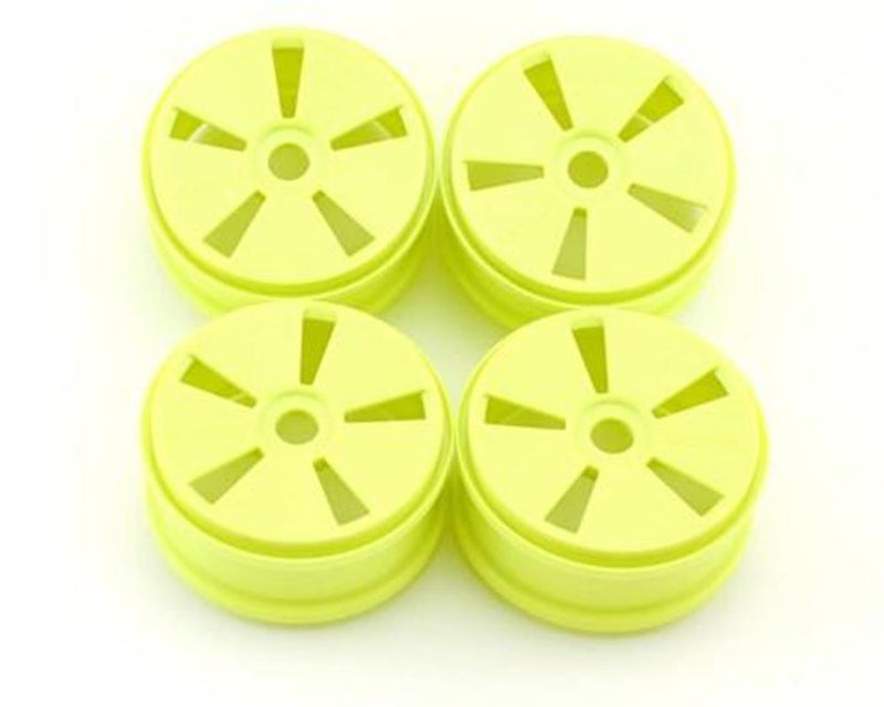 Kyosho IFH001KY 1/8 Dish Wheel Yellow (4) - Hobby City NZ